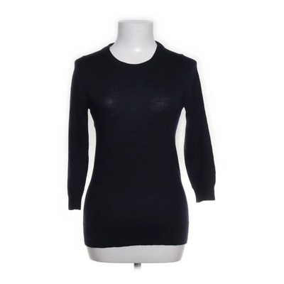 J.Crew, Strickpullover, Größe: S, Blau, Merinowolle, Einfarbig, Feinstrick #yIf