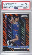 2018-19 Panini Prizm Choice Tiger Stripes Prizm Kevin Knox #217 PSA 8.5 uk2