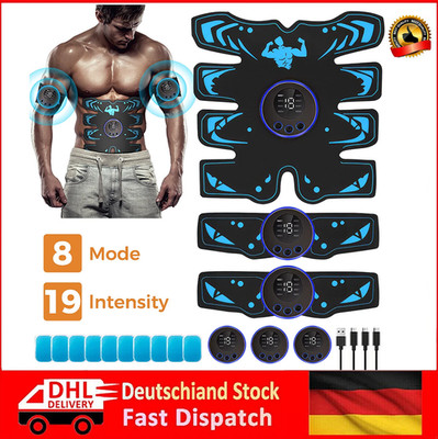 ABS EMS Bauchmuskeltrainer Bauchmuskel Stimulator Elektro Exerciser Muskel Train