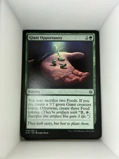 Giant Opportunity X1 ELD MTG Throne of Eldraine. M16