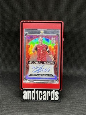 Cristiano Ronaldo auto Red /30 Spectra Global Icons Portugal 2016-17 Color Match