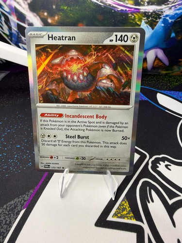 HEATRAN 123/167 TWILIGHT MASQUERADE Holo Rare Pokemon