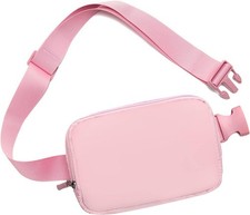 Everywhere Belt Bag Pink Fanny Pack Small Crossbody Purse for Women Travel