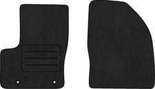 Fußmatten Velours Autoteppich passend für FORD KUGA I vorne schwarz