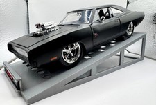 1:24 Diecast Display Stand Tilted Stackable CUSTOM Nameplate NASCAR Muscle Car