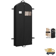 60'' Travel Garment Bag for Suits, Dresses, Coats, Tuxedos, Heavy Duty 300D P...