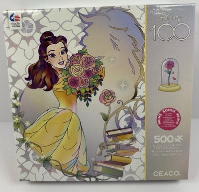 Ceaco Disney Beauty and the Beast 500 Piece Jigsaw Puzzle Art Cardboard 2023