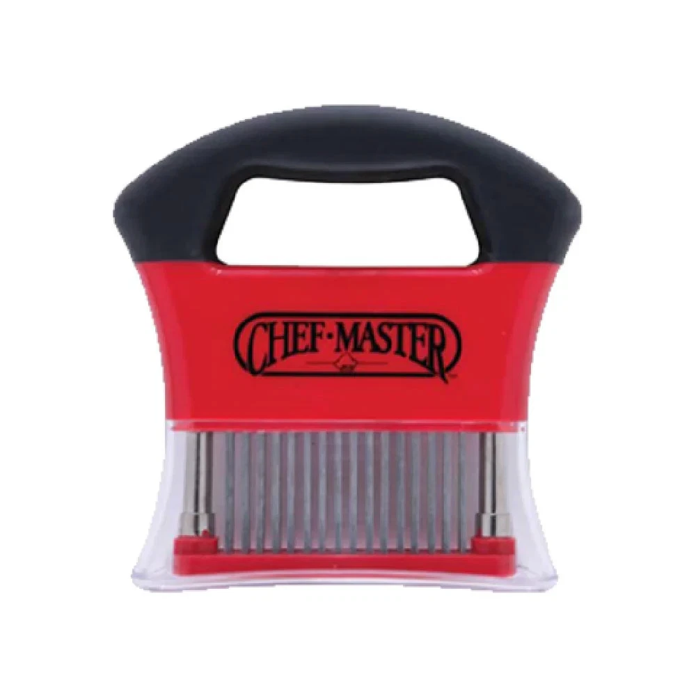 Chef Master Professional Meat Tenderizer W/ Stainless Steel Blades & Grip Handle
