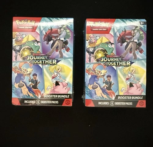 Pokemon Journey Together Booster Bundle x2 Sealed NEW Scarlet & Violet 12 Packs
