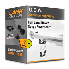 Für Land Rover Range Rover Sport 22- G.D.W. Anhängerkupplung abnehmbar + 7polig