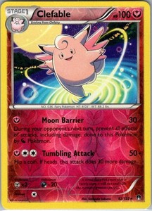 Clefable 82/122 Reverse Holo Rare XY BREAKpoint Pokémon TCG