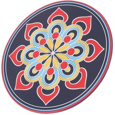 Musical Meditation Bowl Pad Prints Sound Bowl Protective Mat PVC Mat