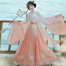 Hanfu Chinese Traditional Dress Cosplay Costume Show Stage Women Party Fairy