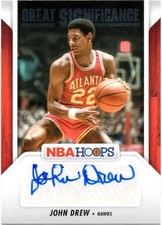 2024-25 Panini Hoops John Drew Signature Significance #GS-JDH Auto