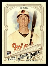 2018 Topps Allen & Ginter #232 Chance Sisco Rookie Card Baltimore Orioles. rookie card picture