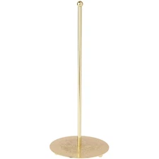 Bard's Tree Topper Etched Gold-toned Stand, 10" H x 4" W x 4" D
