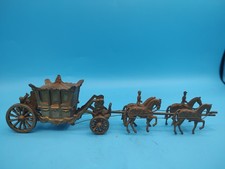 Small Metal Cornation Carriage Souvenir Of  Elizabeth 2 1953