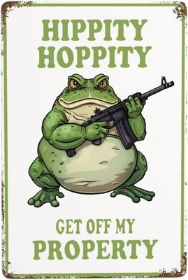 Frog Room Cool Stuff for Your Room Signs Bedroom Tin Metal Signs Home Décor 8x12