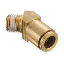 Weatherhead 1880X8x8 Elbow, Brass, Push-Fit1/2In, Nptf1/2In