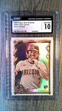 CORBIN CARROLL 2023 ALLEN & GINTER #368 SILVER PORTRAIT ROOKIE CGC 10