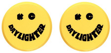 Kc Hilites 6 Round Yellow Snapon Hard Fog Driving Light Stone Cover Daylighters