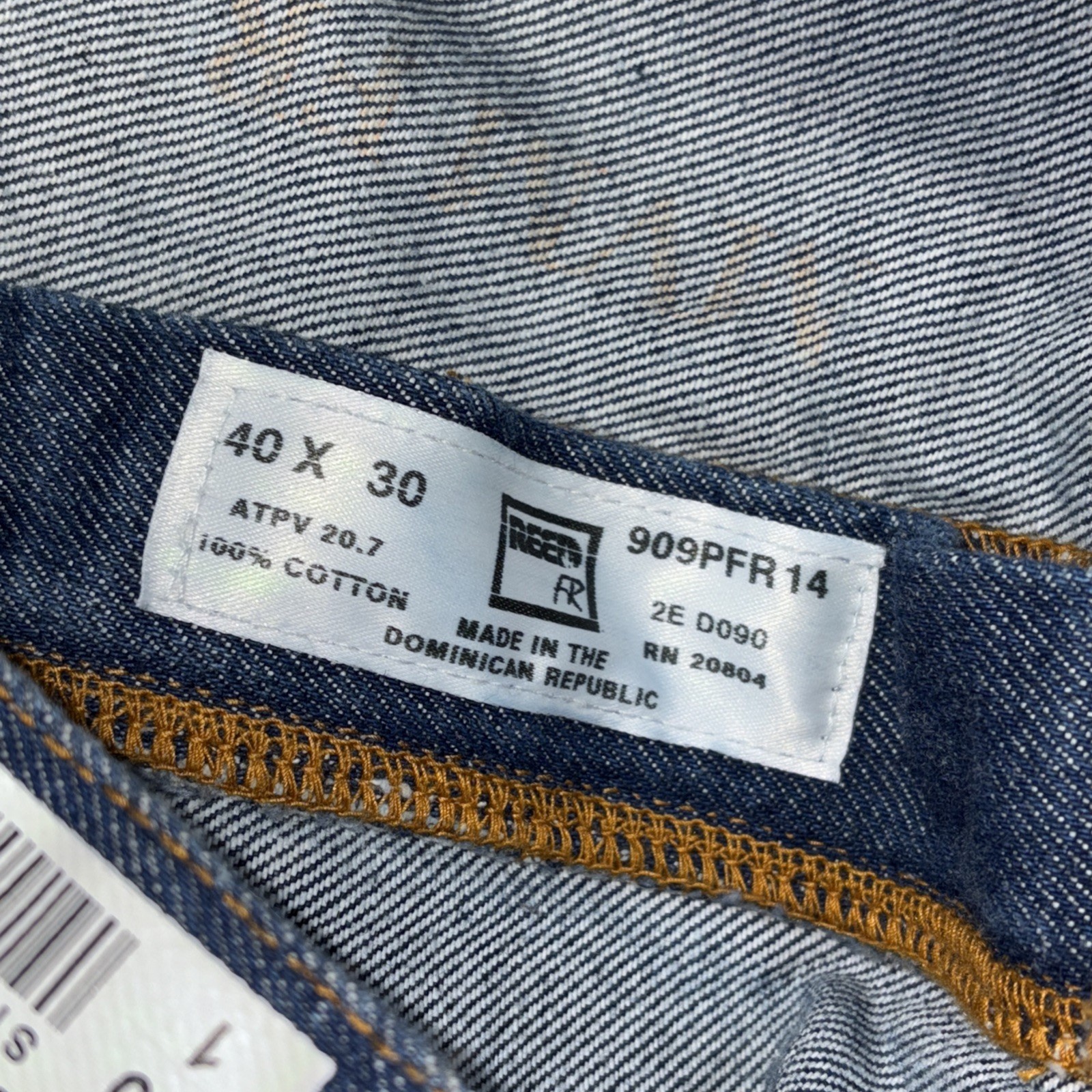 Reed FR Fire Resistant Jeans 40x30 Cotton Denim HRC 2 909PFR24 Fits 38 X 30 - View 6