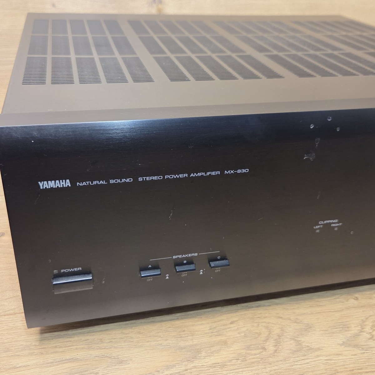 Vintage Yamaha MX-830 Stereo Power Natural Sound Amplifier Tested