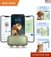 Smart Pet Tracker for Dogs - XL, GPS Enabled with Real-Time Tracking & Alerts