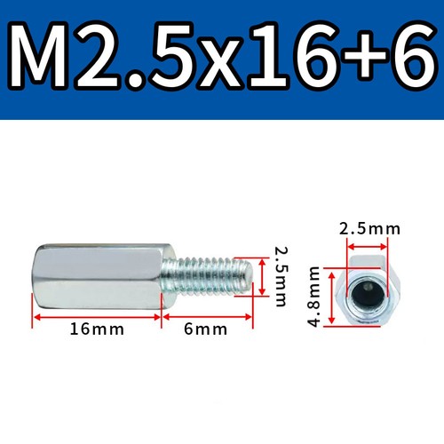 M2 - M6 Aluminium Distanzbolzen Sechskant Abstandhalter Innen-Außengewinde PCB - Bild 29 von 111