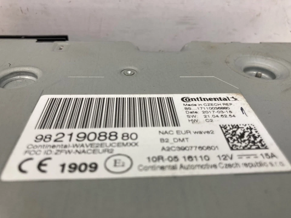 RADIO Peugeot 2008 (CU) 2017 9821908880 / 1617958280 / 1623575780 / 1616784080 - Imagen 2 de 3