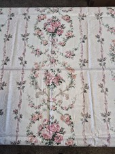 Vintage Floral Wipeable Tablecloth 54x41 Inch