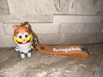 SPONGEBOB SQUAREPANTS SANDY CHEEKS KEYCHAIN CLIP ON
