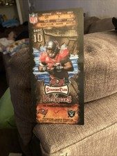 2008 GAME 10 RONDE BARBER TAMPA BAY BUCCANEERS 3D Ticket Stub OAKLAND RAIDERS