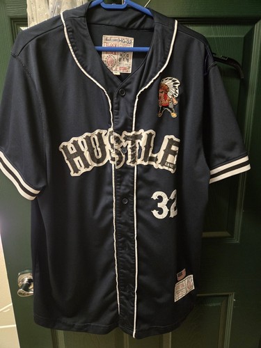 Hustle Gang baseball jersey," "HG-32," T.I. Grand Hustle streetwear hip hop