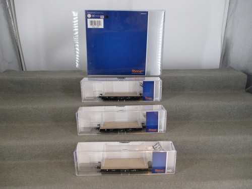 Roco Spur H0 66184 Güterwagenset Schwerlastwagen 3-teilig der DRG in OVP | Condition: Gebraucht
