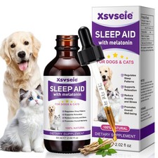 Melatonin for Pets, Dogs, Sleep Aid 1PK, brown