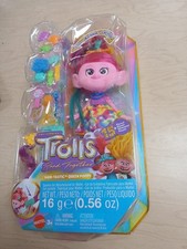 Mattel  DreamWorks Trolls Band Together Hair-Tastic Queen Poppy NEW 15 Pieces