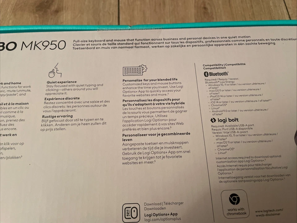 Logitech signature slim combo MK950 Brand New Boxed Black - Image 4 of 4