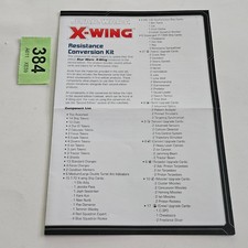 Star Wars X-Wing Miniatures Game Conversion Kit Components List Resistance