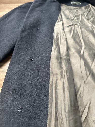 Schneiders Salzburg Woll Angora Mantel dunkelgrau Raglan Herren Vintage Coat XL - Bild 11 von 22