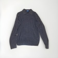 Large Dockers, Purple, Brown Pullover Sweater