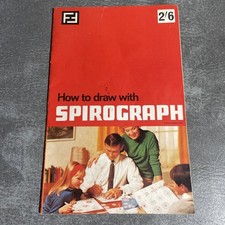Vintage Genuine Spirograph 1960's - instruction book. Pre Owned