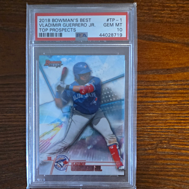 2018 Bowman's Best Top Prospects Vladimir Guerrero Jr. TP-1 Rookie PSA 10