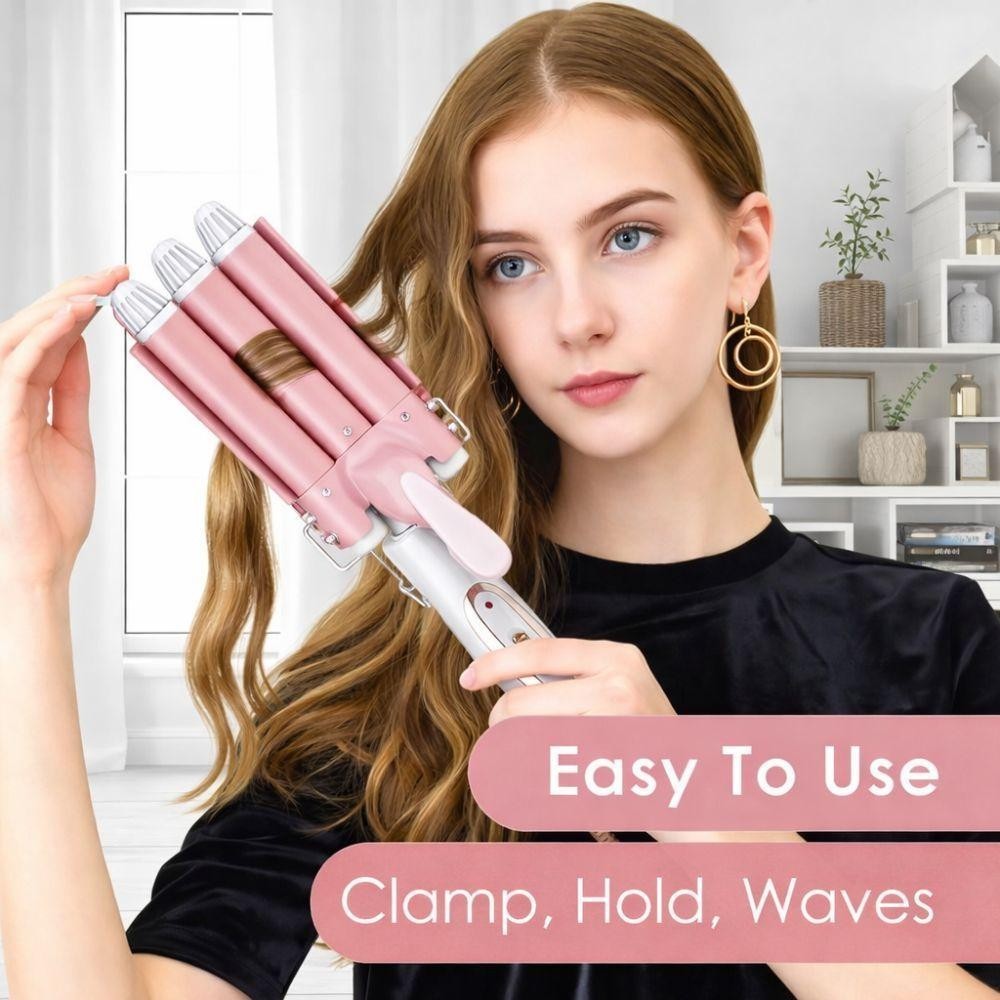 Piastra Onde Triferro 3 Rami | Look Beach Waves in Metà Tempo