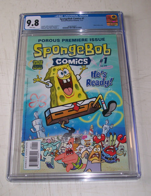 SpongeBob Comics #1 1st print CGC 9.8 White Pages United Plankton Pictures 2011