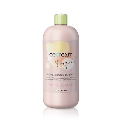 Inebrya Ice Cream Frequent Refreshing erfrischendes Shampoo   1 L, mint