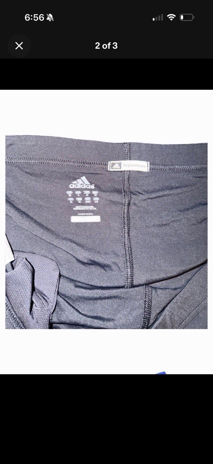 Adidas Women’s Black Athletic Skort Size L Tennis Golf Workout Mesh - Image 4