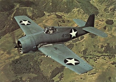 Vintage Postcard Grumman F6F-3 Hellcat Aircraft Unused Postcard kt5098g