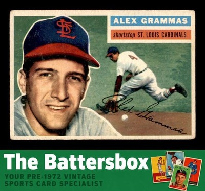 1956 Topps #37 Alex Grammas   VG/VGEX X3768802