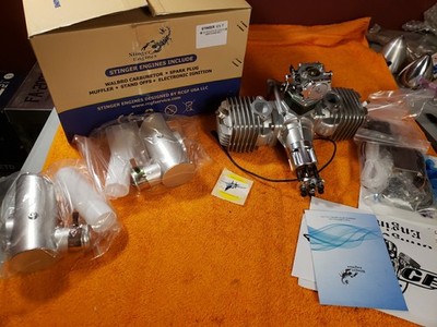 Stinger Engines - Stinger 125 Twin 125cc RC Gas Motor - 125T - New - KIK25